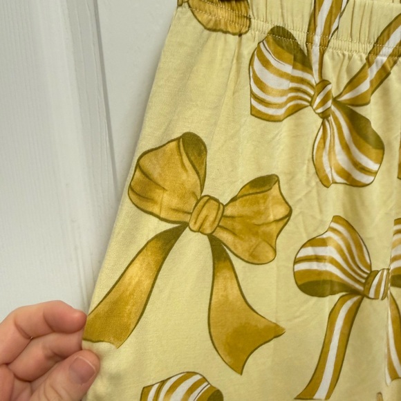 In My Sundays Yellow Bow Pajama Set - Picture 11 of 15